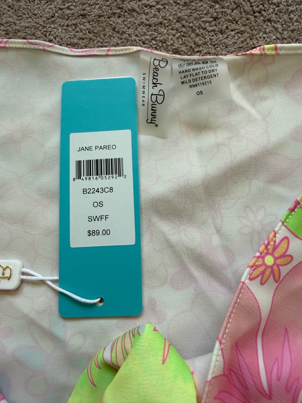 NEW - Beach Bunny - JANE PAREO SKIRT - Wrap Cover-up - Picture 4 of 5